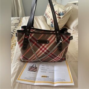 Burberry blue label tote